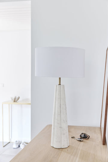 Sophie bordlampe H66xB33 cm. hvit