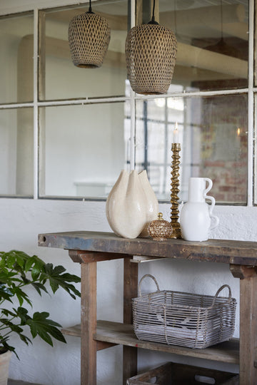 Valona vase 30x27 cm. sand