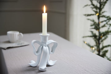 Serafina stake H19,7 cm. hvit