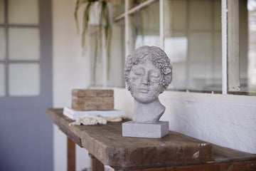 Sielle dekorasjon 31x12 cm. grå