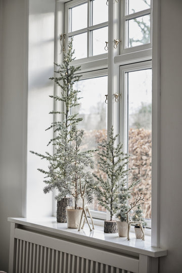 Cedille LED kunstig juletre H22 cm. grønn gran