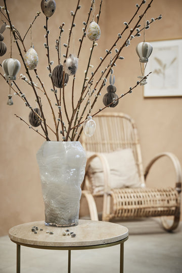Marinella vase H30,5 cm. sølvgrå