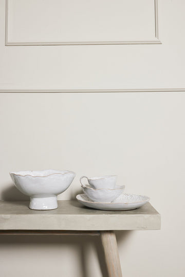 Milla skål hvit 24x22,5 cm.