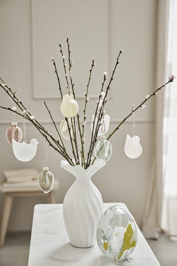 Feya ornament gul glass