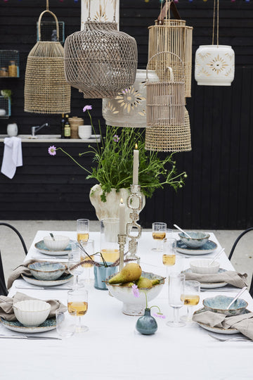 Viola vase 30x33 cm. sand