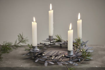 Mistlia adventsstake H7 cm. antikk grå