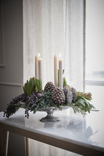 Philine serveringsfat 34x25 cm. antikk sølv