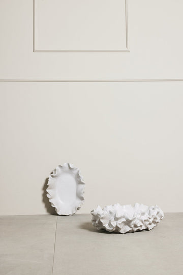 Viola skål sand 46x35 cm.