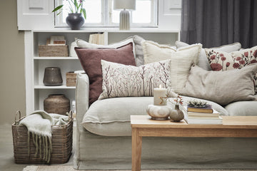 Elina stake Ø14,5 cm. mørk sand marmor