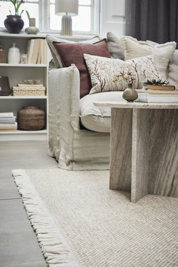 Floria veggdekorasjon Ø13 cm. grå porselen