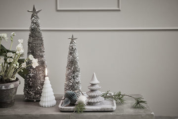 Elina serveringsfat 25x25 cm. mørk sand marmor