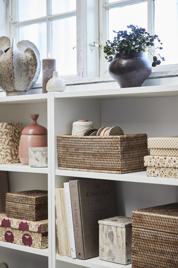 Helinna krukke H22 cm. rosa keramikk