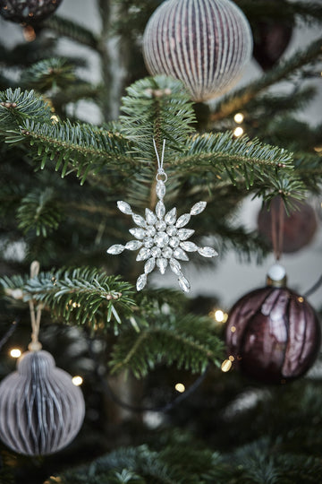 Ada ornament H9 cm. sølv