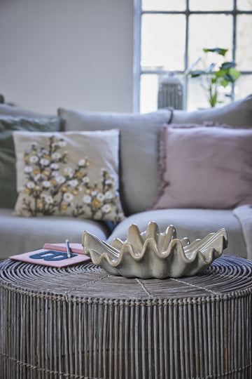 Viola skål 8,8x33,5 cm. sand