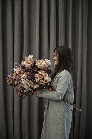 Happia skumblomst 90 cm lilla