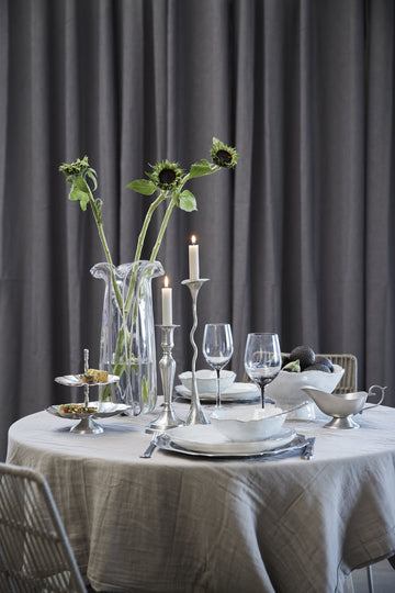 Cala stake H42 cm. sølv