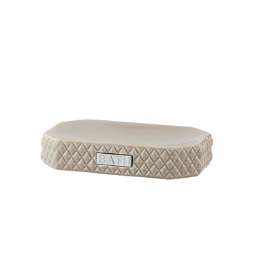 Marion såpeskål H2,5xB9 cm. brun