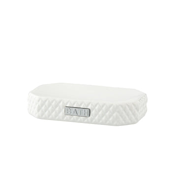 Marion såpeskål H2,5xB9 cm. hvit