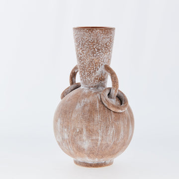 Avillia vase H26,6 Ø26 cm. terrakotta