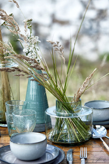 Hedria vase H30 cm. grønn