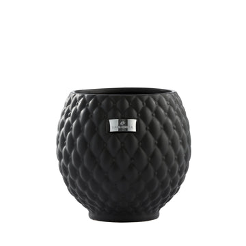 Rosabina potteskjuler H19 cm. svart