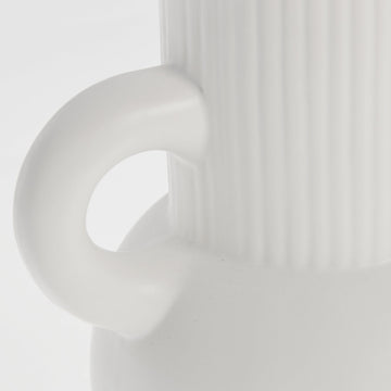 Anine vase H19 Ø12,5 cm. hvit