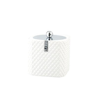 Marion krukke H13,5xB9 cm. hvit