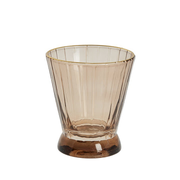 Sisia telysholder H8,5 cm gyldenbrun