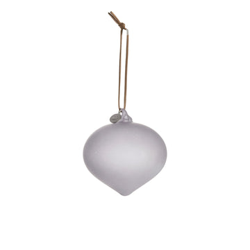 Clarinne julekule 10 cm. mørkegrå