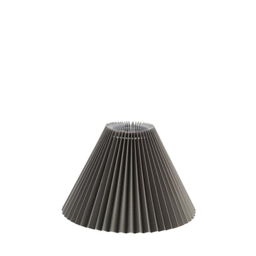 Pleatia lampeskjerm H21xB30 cm. grå