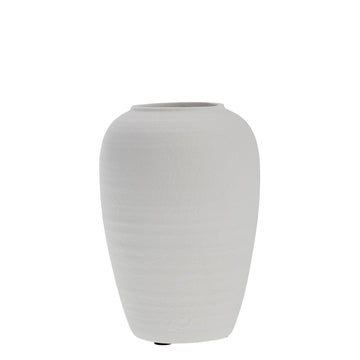 Catia dekorasjonsvase H27 Ø20 cm. hvit
