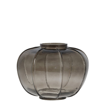 Dornia vase H15 cm. mørkebrun