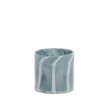 Marelle vase 10x10 cm. lyseblå