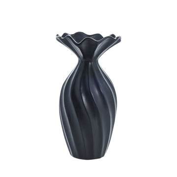 Susille vase H25 cm. svart