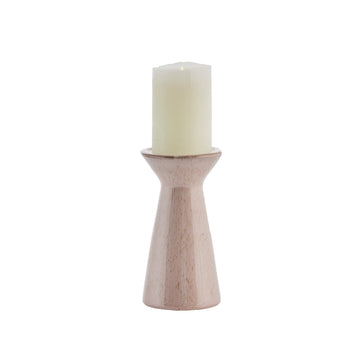 Milenne candlestick H19 cm. powder