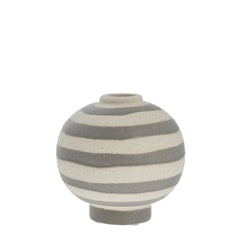 Aniella vase H13,5 Ø14 cm. grå