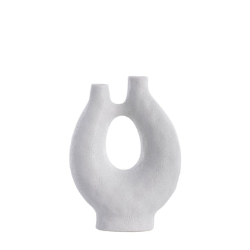 Ayla vase H30 cm. hvit