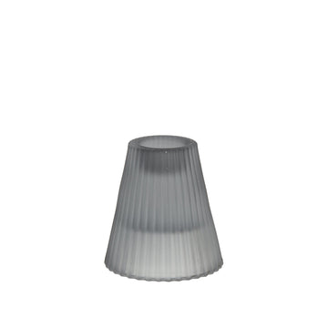 Dormia candlestick/votive H6.3 cm. grey