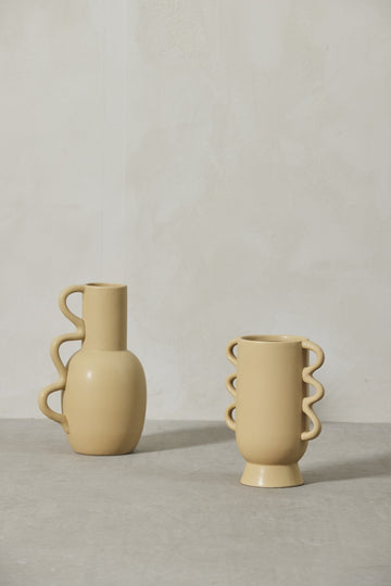 Suselle vase H20,3 cm. gul