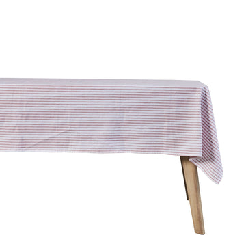 Olivia duk L220x140 cm. hvit/