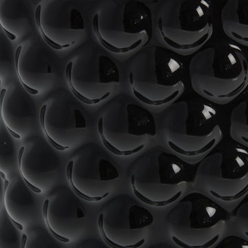 Dotsie flower pot H13 cm. black