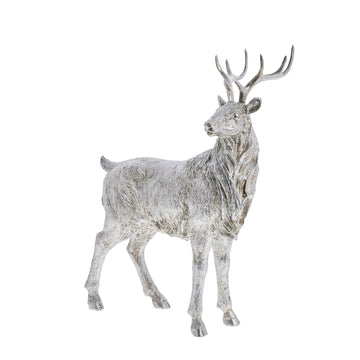 Sessia dekorasjon Polyresin L27xB8XH34 cm. sølv