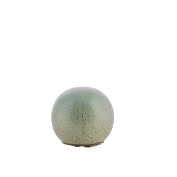 Milenne dekorasjon H11,5 cm. støvet grønn