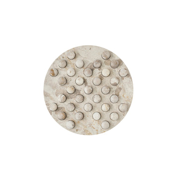 Ellia marmor brettspill solitaire H3,5 cm. sand marmor