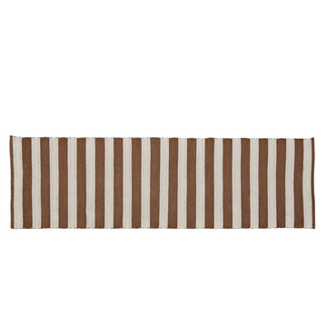 Strivie teppe L240xB70 cm. gyldenbrun