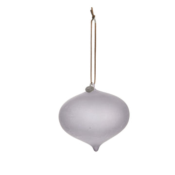 Clarinne julekule 12 cm. mørkegrå