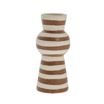 Aniella vase H20 Ø9 cm. gyldenbrun