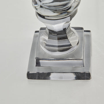 Ciselle vase H31 cm. mørkegrå