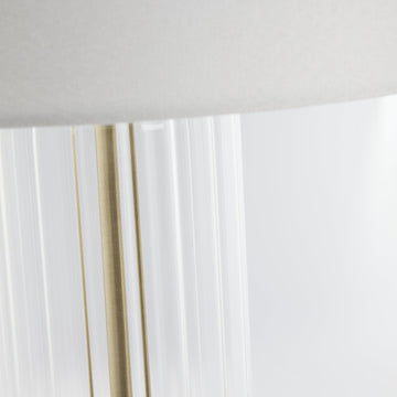 Sarille bordlampe H63,5xB40 cm. transparent