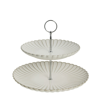 Camille etagere 27x27 cm. Off White